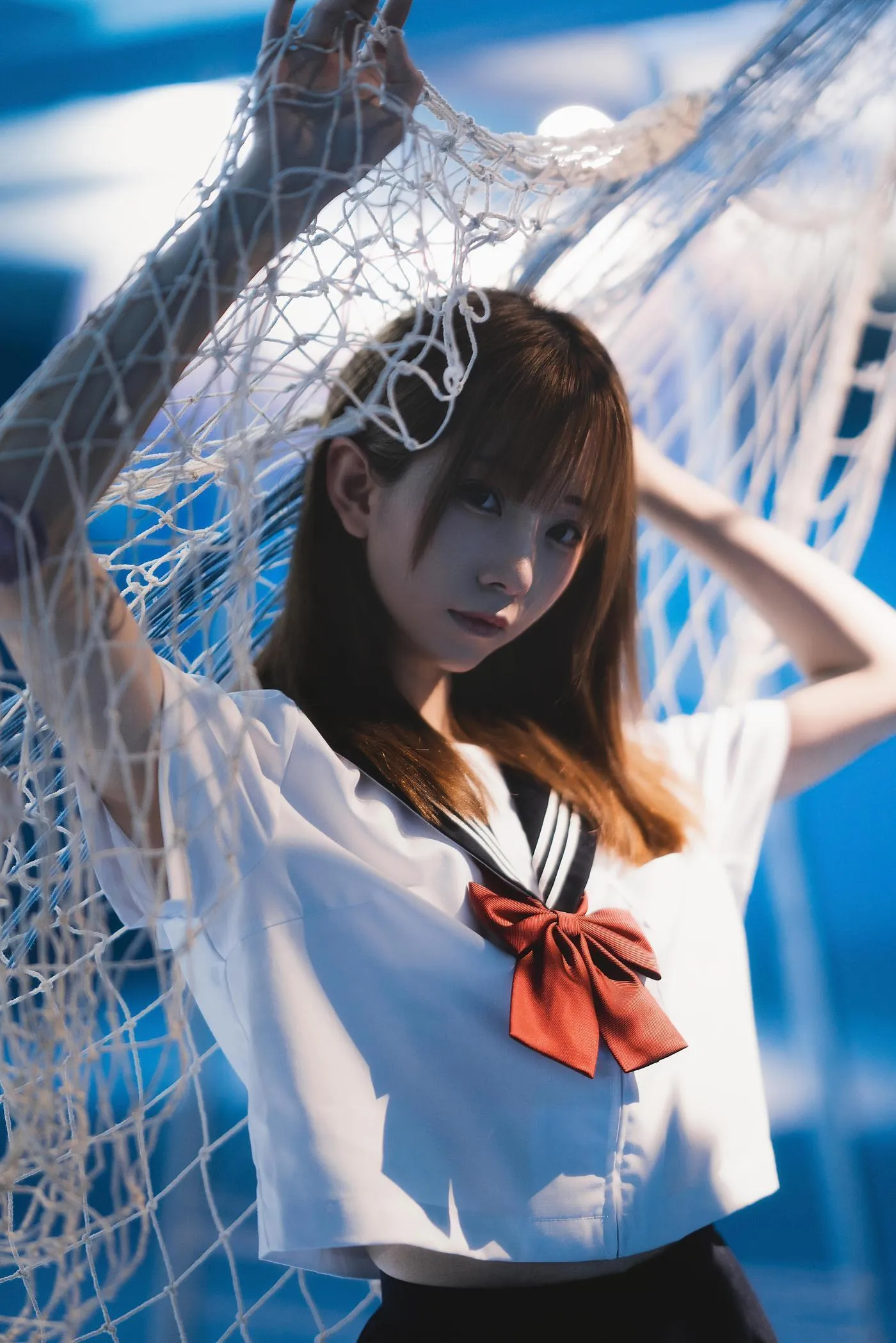 绮太郎_Kitaro – NO.50 十分之七的蓝 [25P]插图3